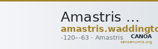 Amastris Waddington 1925 15a — CANOA
