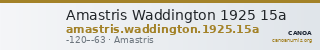 Amastris Waddington 1925 15a — CANOA