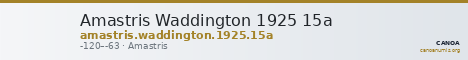 Amastris Waddington 1925 15a — CANOA