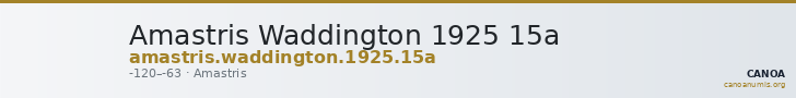 Amastris Waddington 1925 15a — CANOA