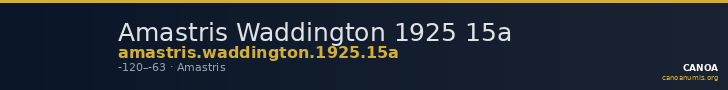 Amastris Waddington 1925 15a — CANOA