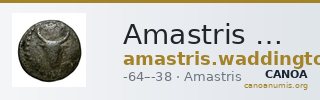 Amastris Waddington 1925 19; 21 — CANOA