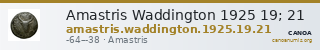 Amastris Waddington 1925 19; 21 — CANOA