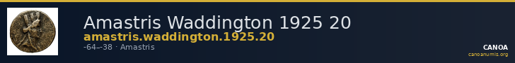 Amastris Waddington 1925 20 — CANOA