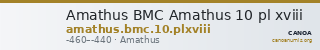 Amathus BMC Amathus 10 pl xviii — CANOA
