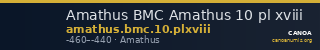 Amathus BMC Amathus 10 pl xviii — CANOA