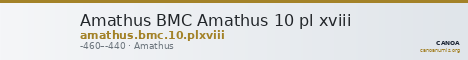 Amathus BMC Amathus 10 pl xviii — CANOA