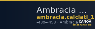 Ambracia Calciati 1990 1-3 — CANOA