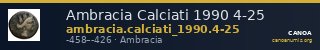 Ambracia Calciati 1990 4-25 — CANOA