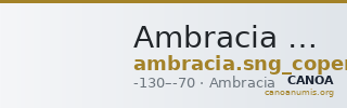 Ambracia SNG Copenhagen Ambracia 26-28 — CANOA