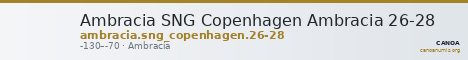 Ambracia SNG Copenhagen Ambracia 26-28 — CANOA
