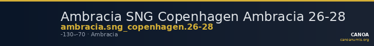 Ambracia SNG Copenhagen Ambracia 26-28 — CANOA