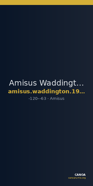 Amisus Waddington 1925 21 — CANOA