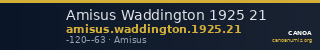 Amisus Waddington 1925 21 — CANOA