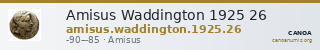 Amisus Waddington 1925 26 — CANOA