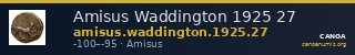 Amisus Waddington 1925 27 — CANOA