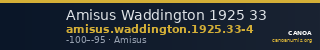 Amisus Waddington 1925 33 — CANOA