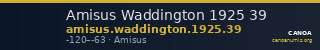 Amisus Waddington 1925 39 — CANOA