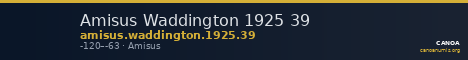 Amisus Waddington 1925 39 — CANOA