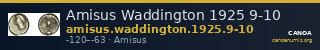 Amisus Waddington 1925 9-10 — CANOA