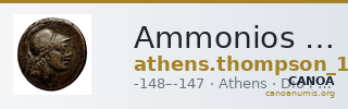 Ammonios Athens Thompson 1961 111-120 — CANOA
