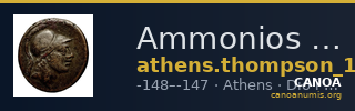 Ammonios Athens Thompson 1961 111-120 — CANOA