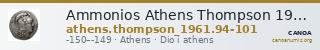Ammonios Athens Thompson 1961 94-101 — CANOA
