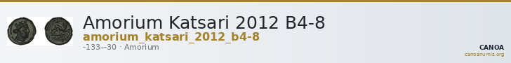 Amorium Katsari 2012 B4-8 — CANOA