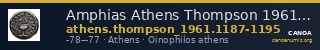 Amphias Athens Thompson 1961 1187-1195 — CANOA