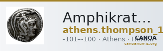 Amphikrates Athens Thompson 1961 833bis-835bis, 837bis, 840-853 — CANOA