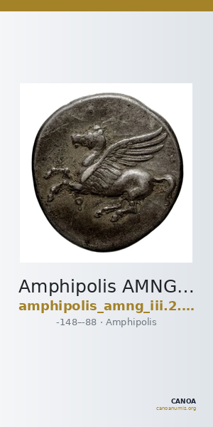 Amphipolis AMNG III.2 23 — CANOA