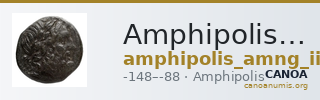 Amphipolis AMNG III.2 24-5 — CANOA