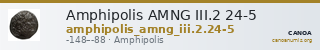 Amphipolis AMNG III.2 24-5 — CANOA