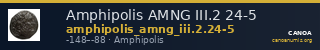 Amphipolis AMNG III.2 24-5 — CANOA