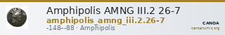 Amphipolis AMNG III.2 26-7 — CANOA