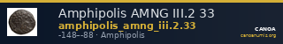 Amphipolis AMNG III.2 33 — CANOA