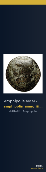 Amphipolis AMNG III.2 34 — CANOA