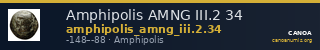 Amphipolis AMNG III.2 34 — CANOA