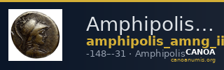 Amphipolis AMNG III.2 37 — CANOA