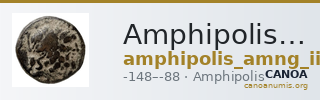 Amphipolis AMNG III.2 39-40 — CANOA
