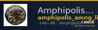 Amphipolis AMNG III.2 39-40 — CANOA