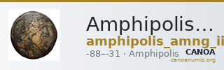 Amphipolis AMNG III.2 43 — CANOA