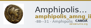 Amphipolis AMNG III.2 44-46 — CANOA