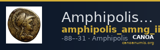 Amphipolis AMNG III.2 44-46 — CANOA