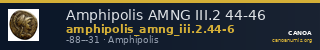 Amphipolis AMNG III.2 44-46 — CANOA
