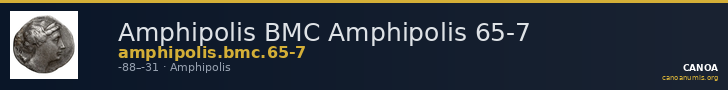 Amphipolis BMC Amphipolis 65-7 — CANOA