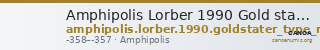 Amphipolis Lorber 1990 Gold stater Type M — CANOA