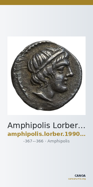 Amphipolis Lorber 1990 Obol — CANOA