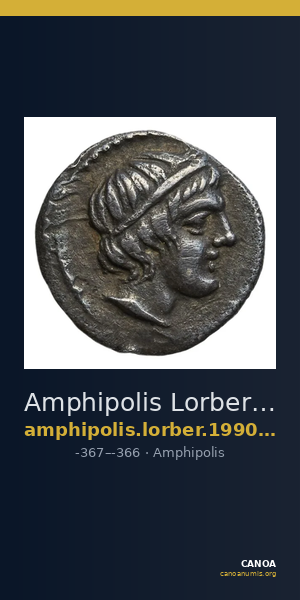 Amphipolis Lorber 1990 Obol — CANOA