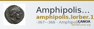Amphipolis Lorber 1990 Obol — CANOA